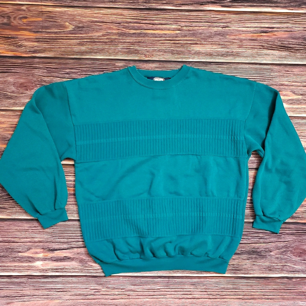 Retro turquoise cozy sweater